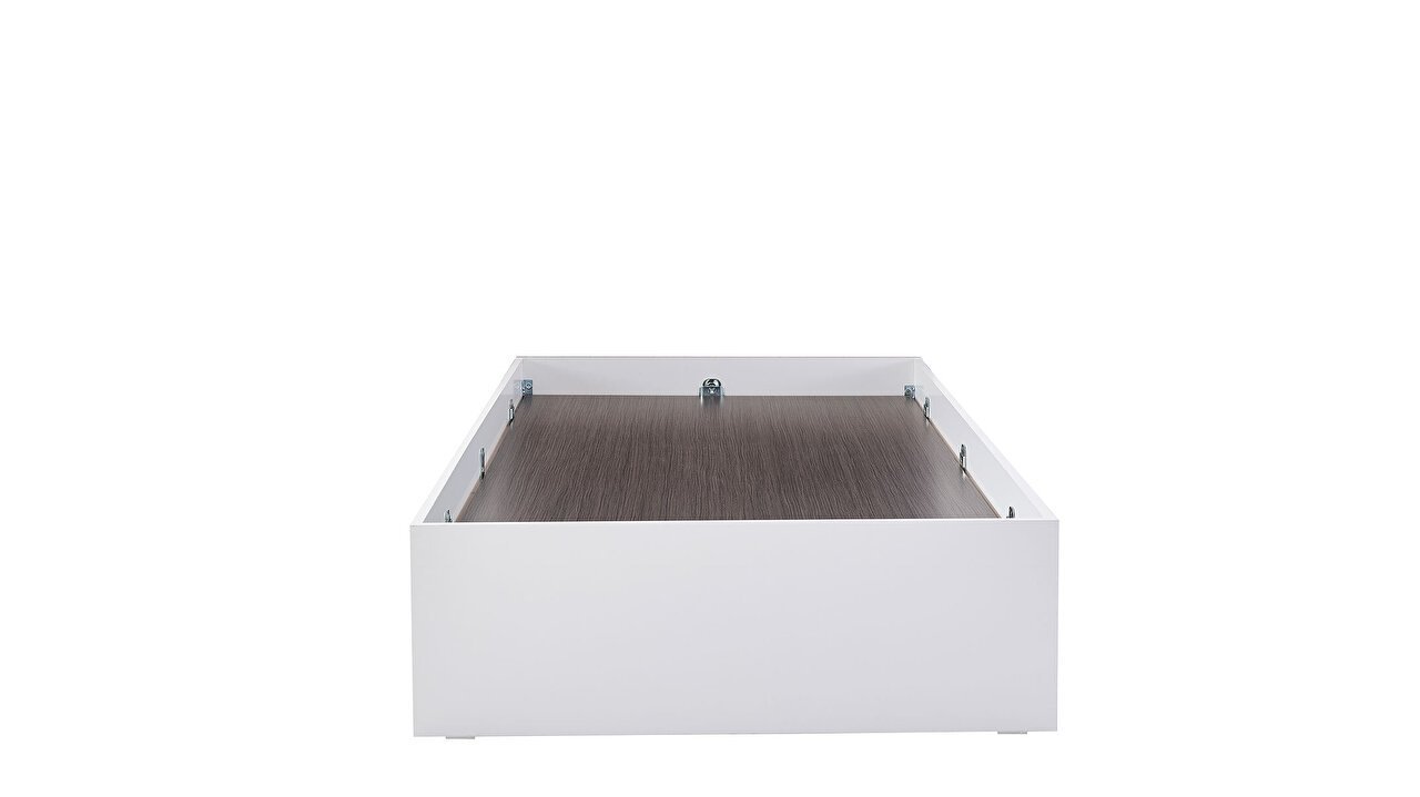 Genç Odası Ortak Karyola Kasası Beyaz 120X200