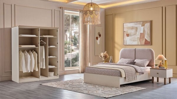 Rozy Bohem 4 Kapaklı Gardırop