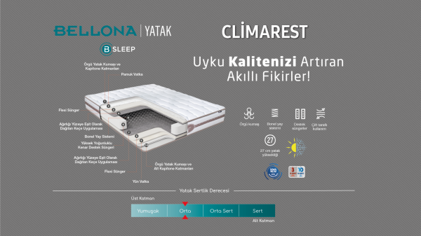 ClimaRest Yatak 90X190