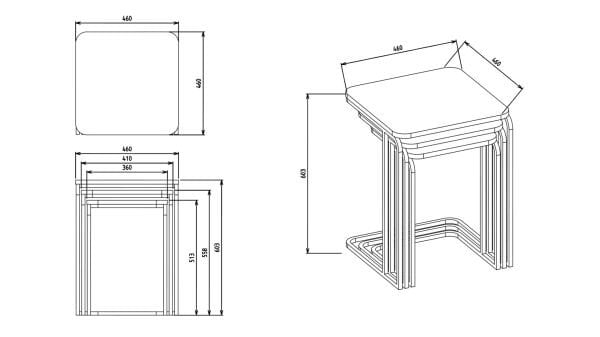 Montella Zigon Sehpa