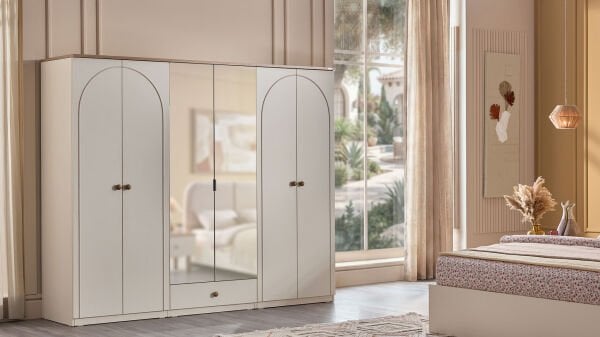 Rozy Bohem 6 Kapaklı Gardırop