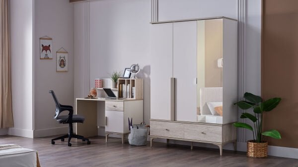 Anton 3 Kapaklı Gardırop