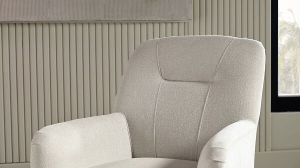 Riga Berjer - Krem - Siyah Renk Ayak