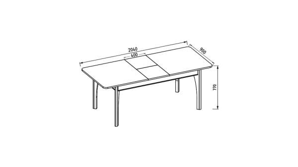 Valenty Açılır Yemek Masası