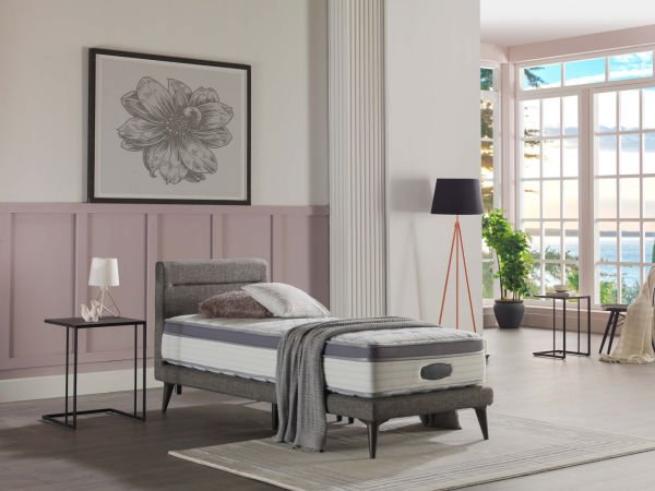 Flexy Baza Başlık Takımı - Gri 100X200