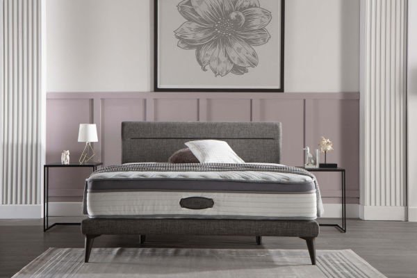 Flexy Baza Başlık Takımı - Gri 100X200