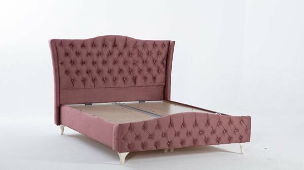 Estonya Baza Beyaz Renk Ayak 150X200 - Mürdüm