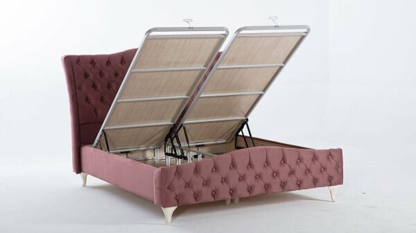 Estonya Baza Beyaz Renk Ayak 150X200 - Mürdüm