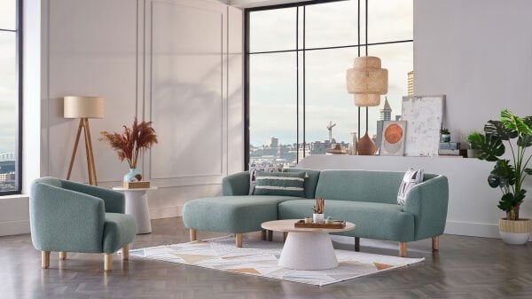 Bonita Köşe Sağ Koltuk - Yeşil