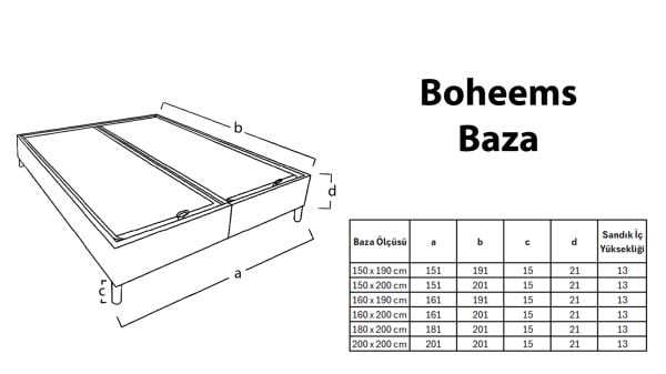 Boheems Baza 160X200