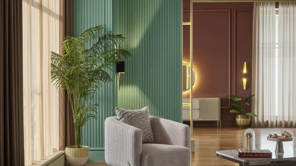 Duvar Paneli - Ada Yeşili