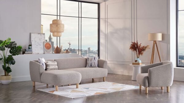 Bonita Köşe Sağ Koltuk - Vizon