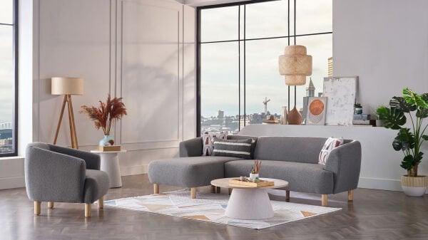 Bonita Köşe Sağ Koltuk - Gri