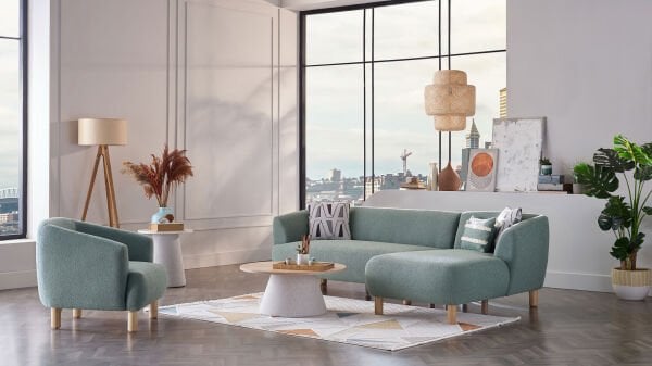 Bonita Köşe Koltuk - Yeşil