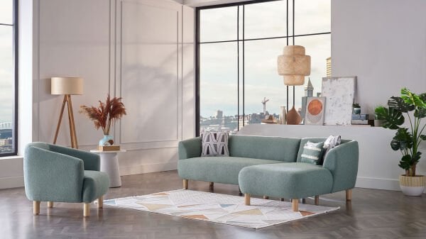 Bonita Köşe Koltuk - Yeşil