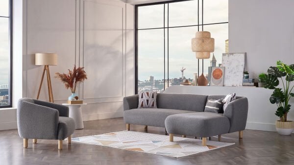 Bonita Köşe Koltuk - Gri