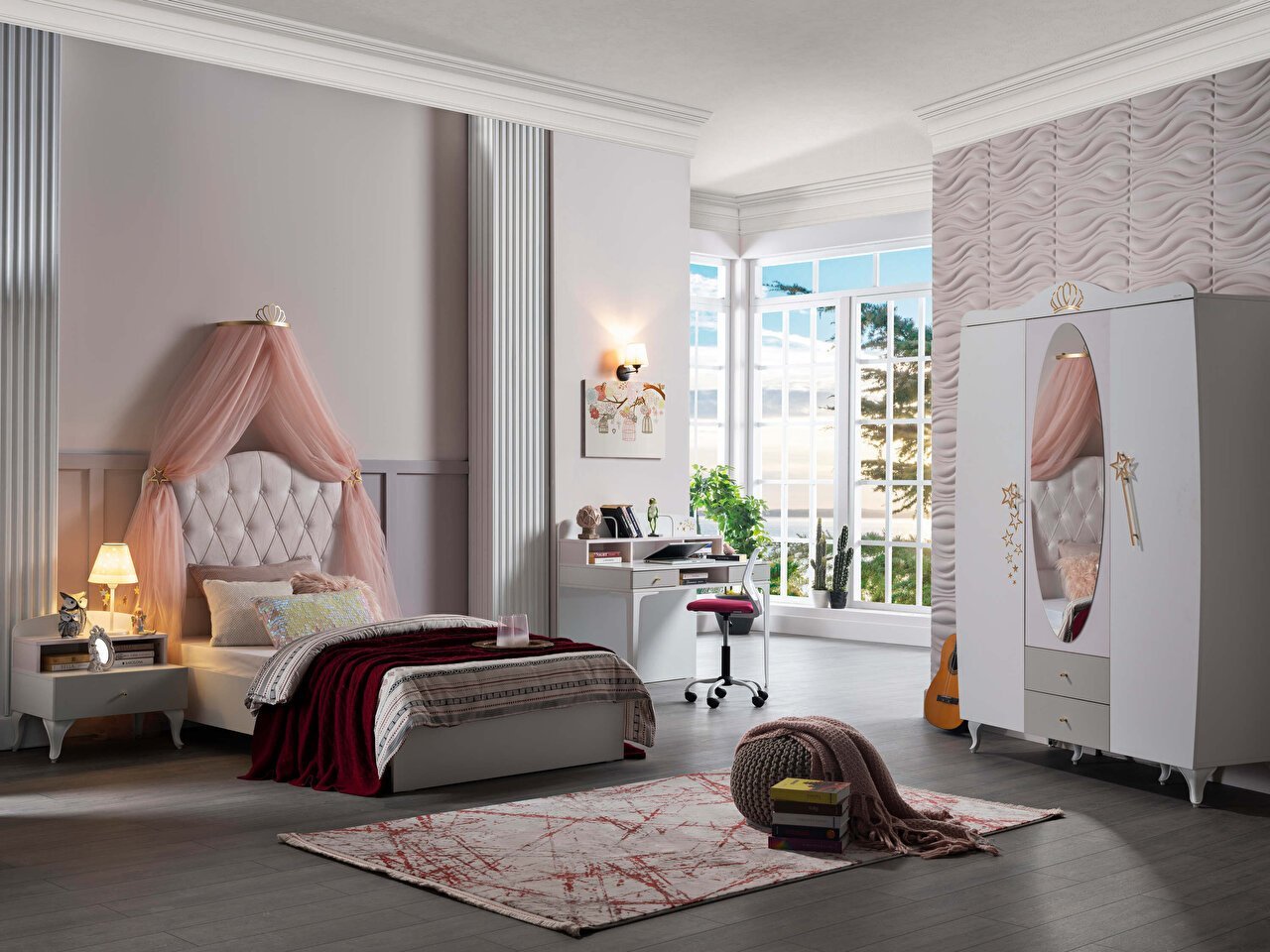 Sandy 3 Kapaklı Gardırop