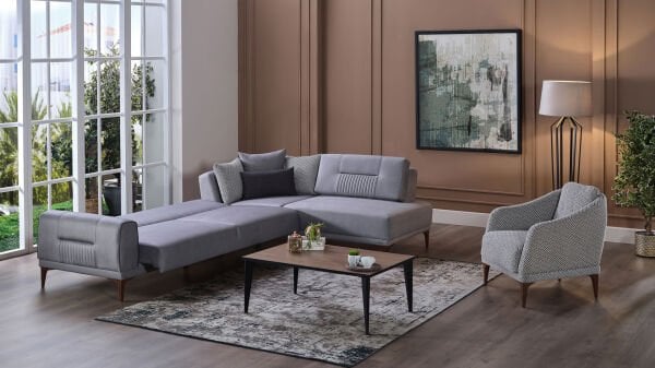 Seul Köşe Koltuk - Gri