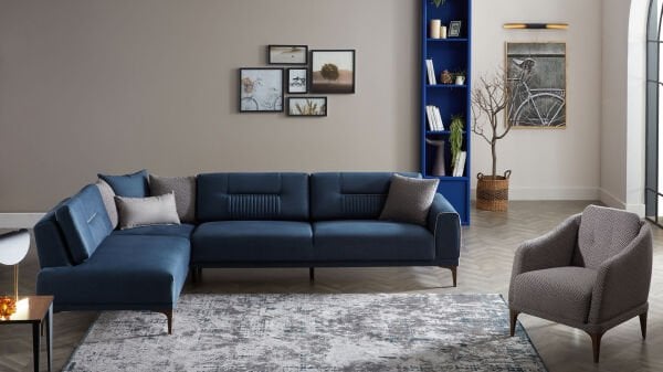 Seul Köşe Koltuk - Lacivert