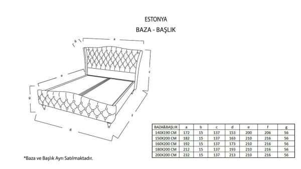 Estonya Başlık 160 - Lacivert