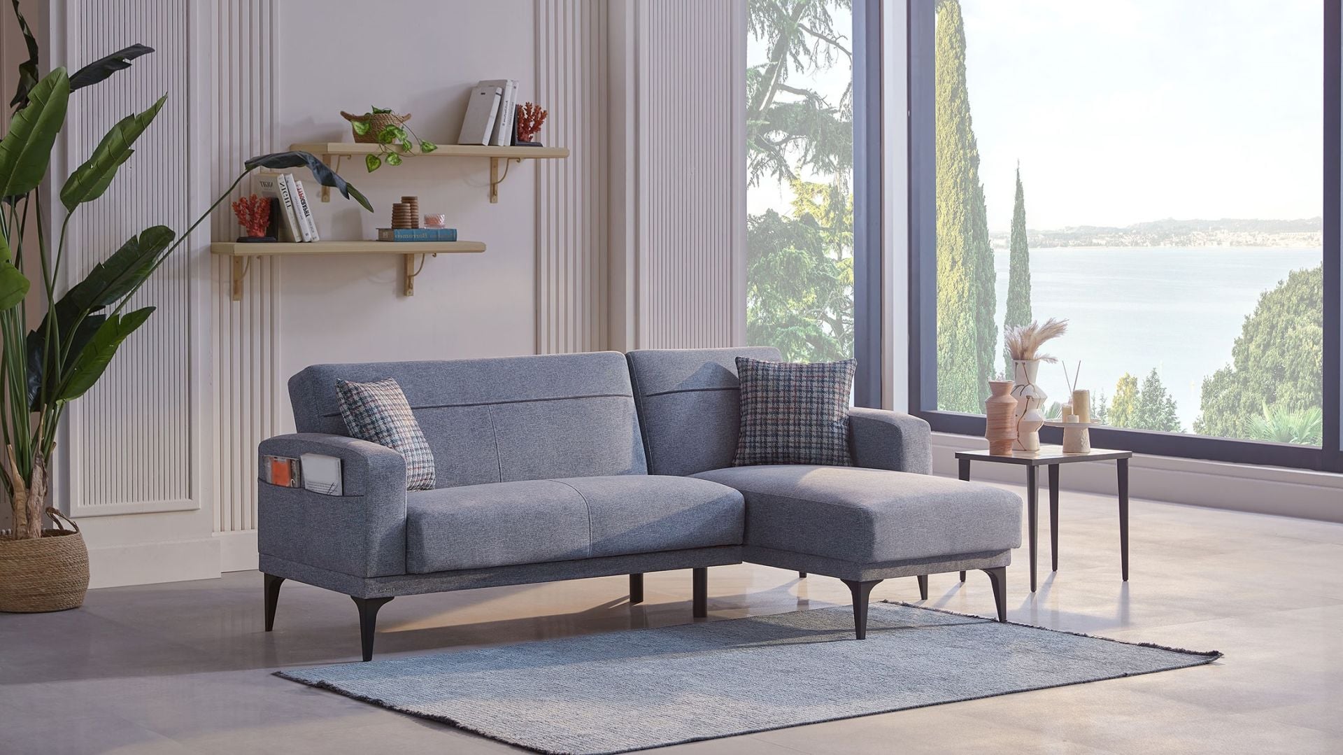 Rolden Köşe Sol Koltuk - Gri Gri