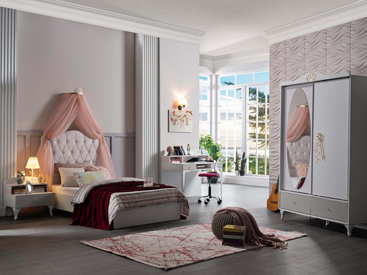 Sandy Genç Odası Sürgülü Gardırop