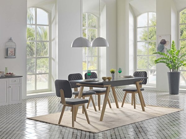 Norm Sandalye 6312 2 li Antrasit