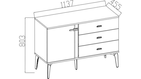 Palermo Makyaj Masası