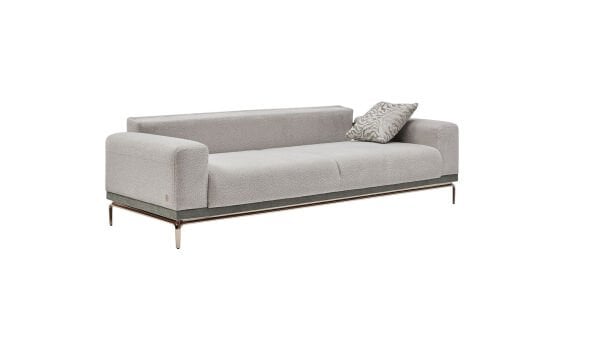 Estella Üçlü Koltuk - Krem