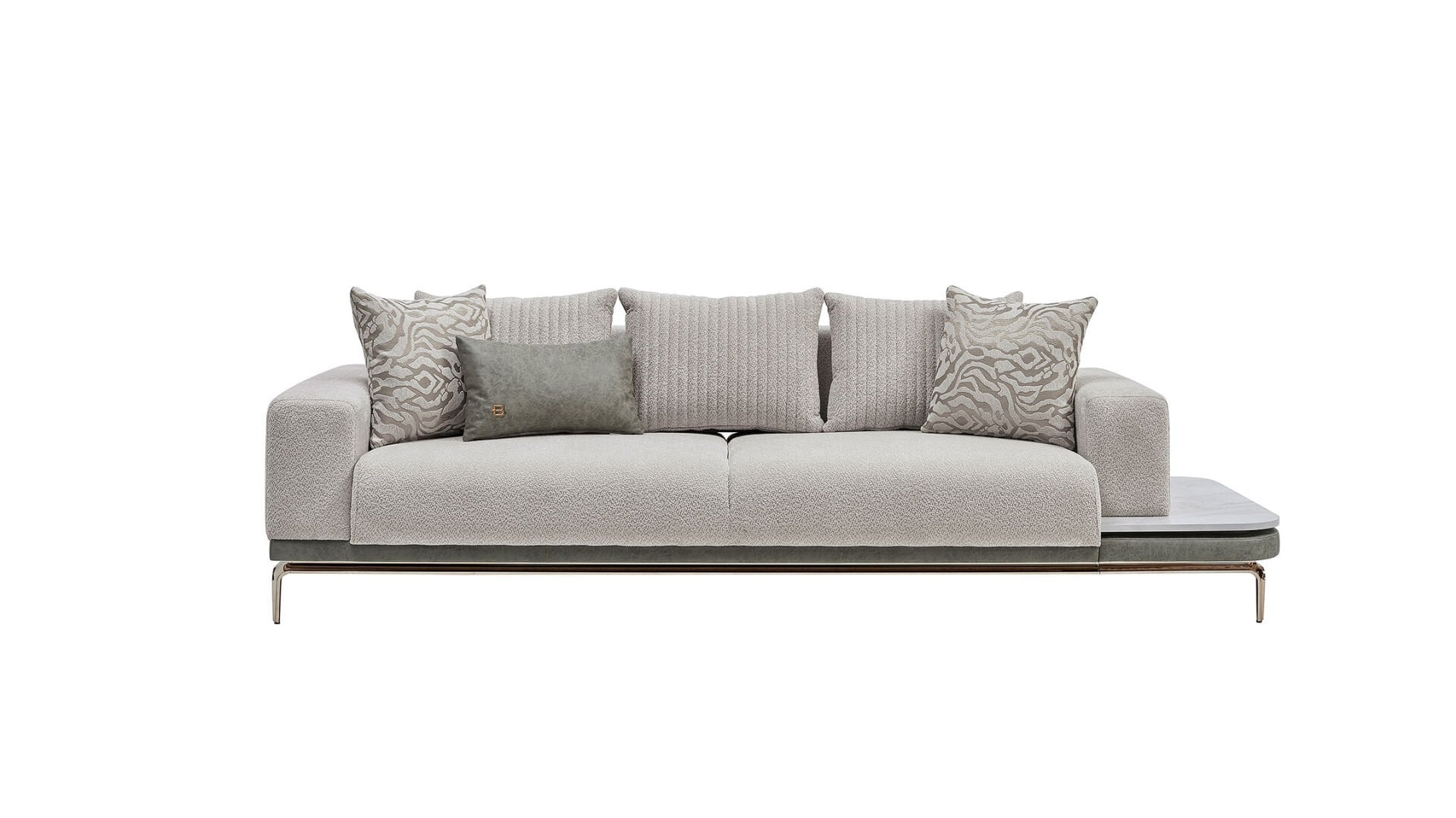 Estella Üçlü Sol Koltuk - Krem