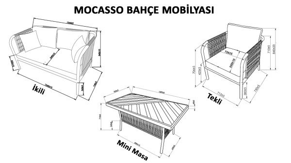 Mocasso Bahçe Mobilyası