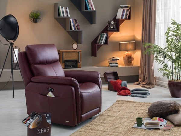 Letto Tv Koltuğu Bordo