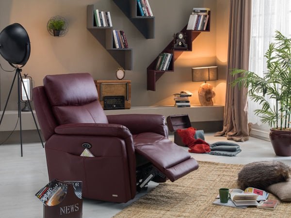 Letto Tv Koltuğu Bordo