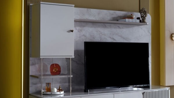 Estella Tv Ünitesi Dolaplı Arka Pano