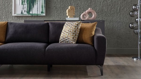 Sanvela Köşe Takımı Modüler - Antrasit - Füme Renk Ayak