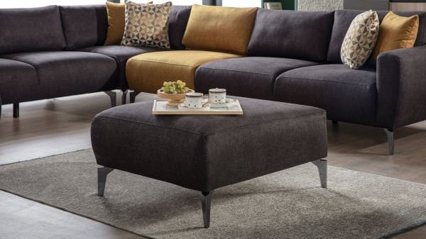 Sanvela Köşe Takımı Modüler - Antrasit - Füme Renk Ayak