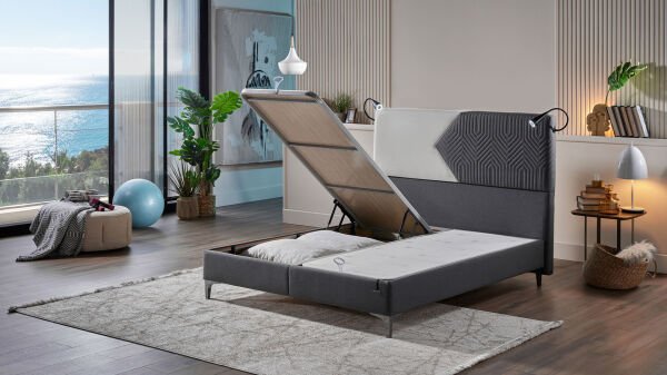 Petra Plus Midi Baza - Antrasit 140X190