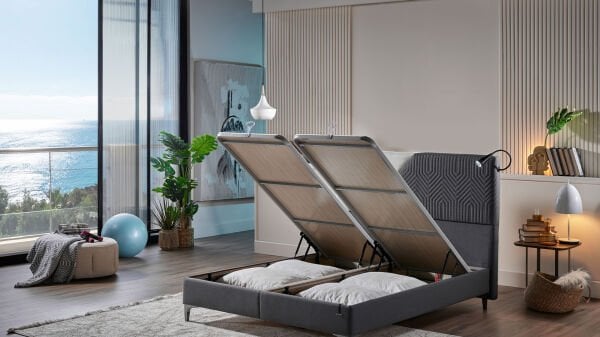 Petra Plus Midi Baza - Antrasit 180X200