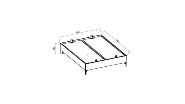Estella Bazalı Karyola 160X200