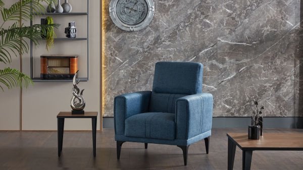 Ruby S Tekli Koltuk Lacivert