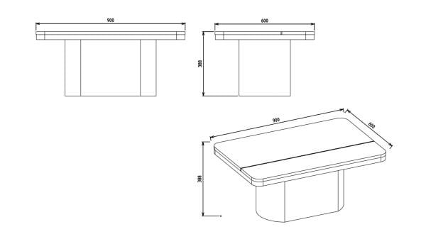 Estella Büyük Orta Sehpa