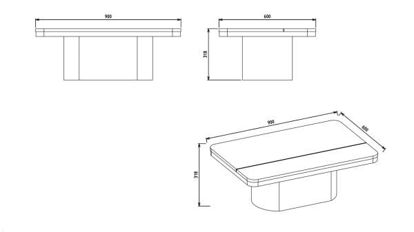 Estella Küçük Orta Sehpa