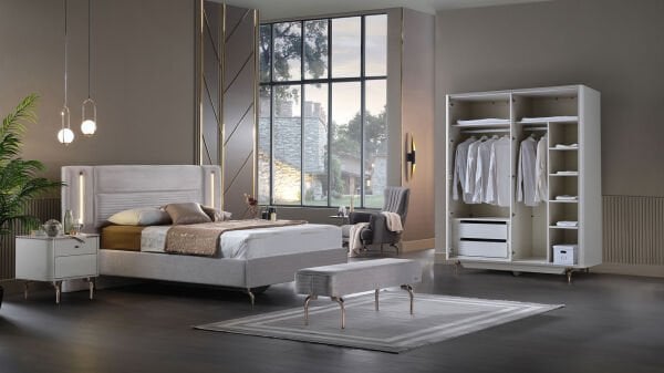 Larissa 4 Kapaklı Gardırop