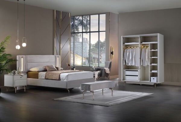 Larissa 4 Kapaklı Gardırop