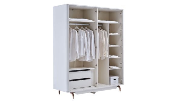 Larissa 4 Kapaklı Gardırop