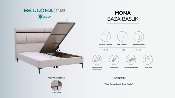 Mona Genç Odası Baza 90X190
