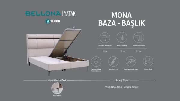 Mona Genç Odası Baza 90X190