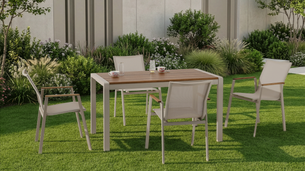 Violet Bahçe Masa Takımı