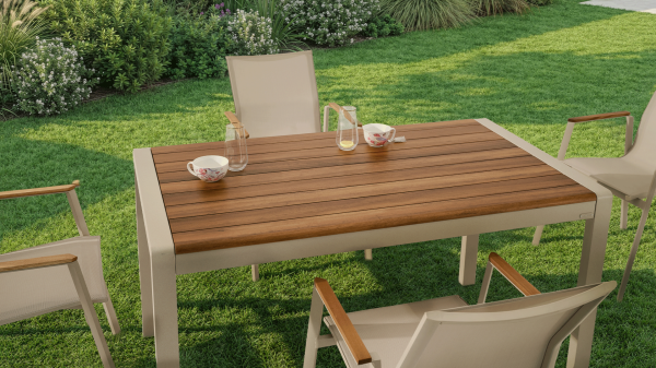 Violet Bahçe Masa Takımı