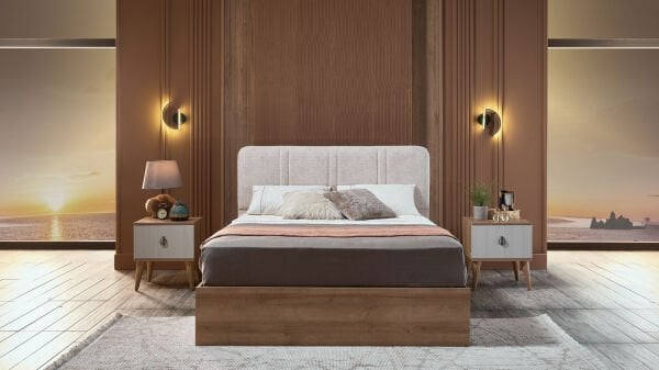 Ortak Karyola Kasası Meşe